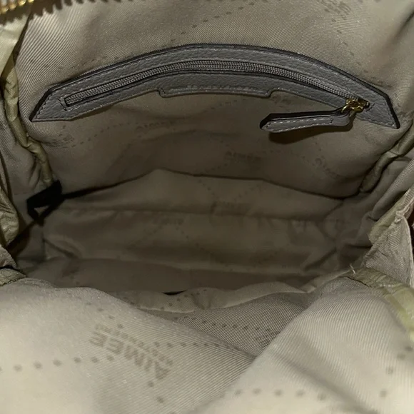 Aimee Kestenberg Gray Leather Backpack - Picture 7 of 13